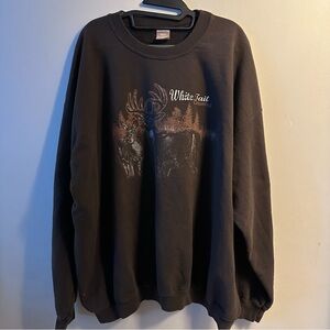 Vintage "White Tail Country" crew neck sweatshirt